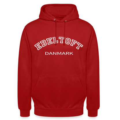 CityShirt - Hoodie - Ebeltoft - rød