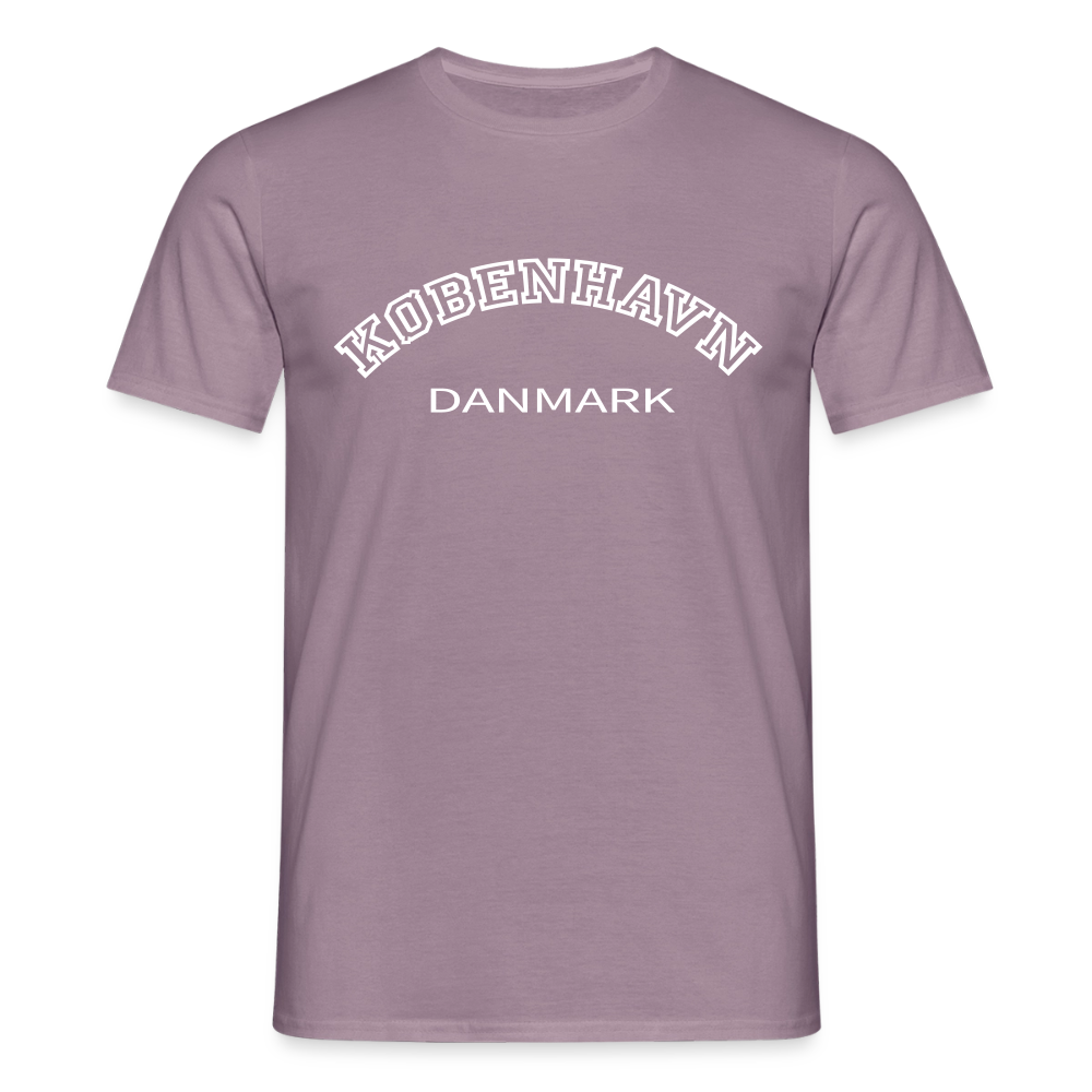 Herre-T-shirt - København - lillagrå 