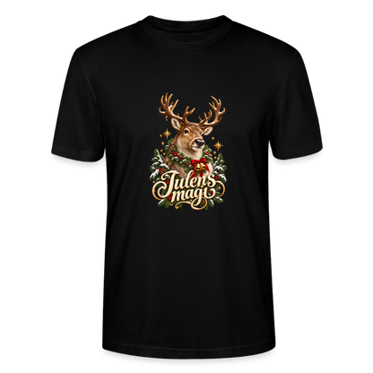 CityShirts - T-shirt - Julens magi – rensdyr - CS065 - sort