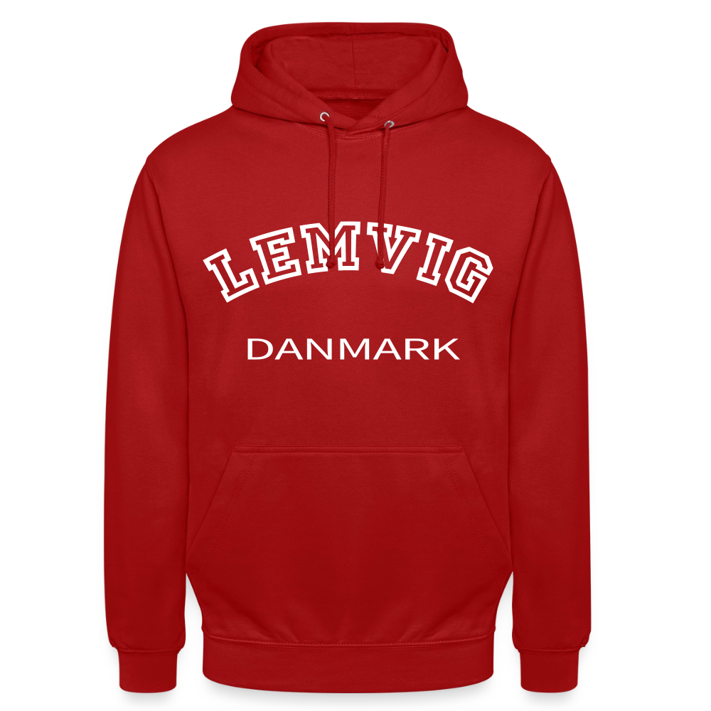 CityShirt - Hoodie - Lemvig - rød
