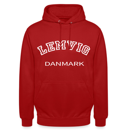 CityShirt - Hoodie - Lemvig - rød