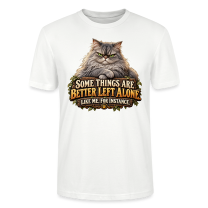 CityShirts - T-shirt - Better left alone – Like me, for instance - CS015 - hvid