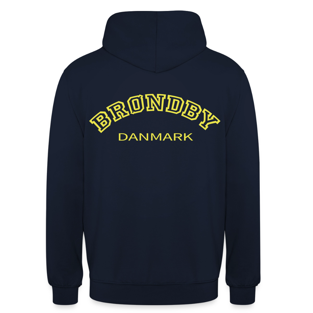 Hættetrøje unisex - Brøndby - marineblå