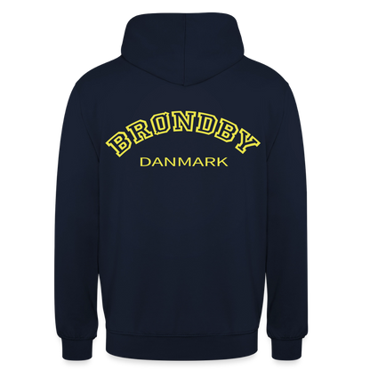 Hættetrøje unisex - Brøndby - marineblå