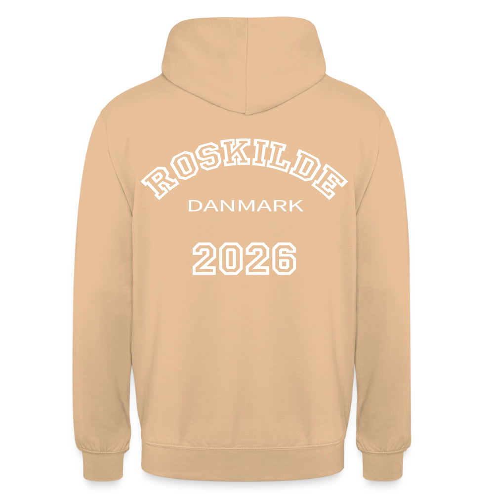 Hættetrøje unisex - Roskilde 2026 - fersken