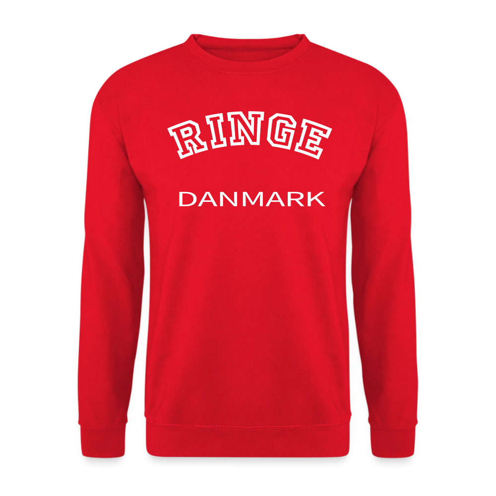 CityShirt - Sweatshirt - Ringe - rød