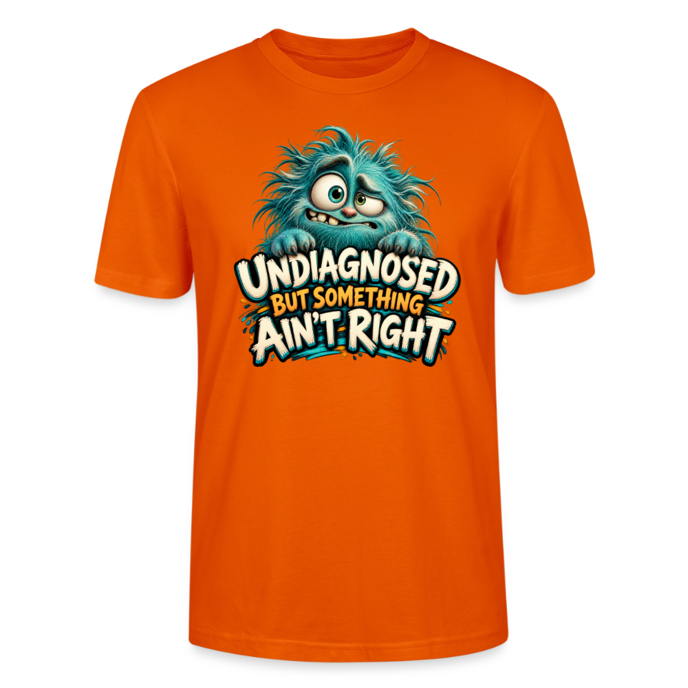 CityShirts - T-shirt - Undiagnosed – But something ain’t right - CS005 - mørk orange