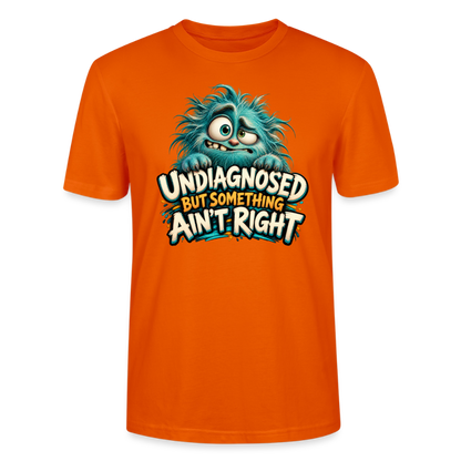 CityShirts - T-shirt - Undiagnosed – But something ain’t right - CS005 - mørk orange