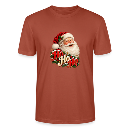 CityShirts - T-shirt - Ho Ho Ho – julemandens grin - CS063 - terrakotta