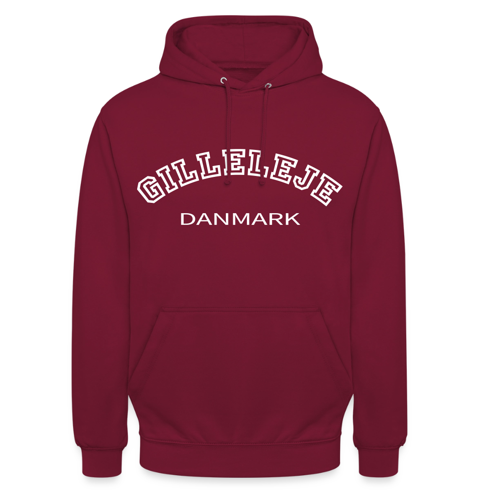 CityShirt - Hoodie - Gilleleje - bordeaux