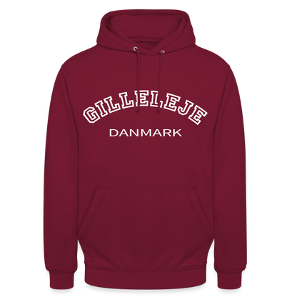 CityShirt - Hoodie - Gilleleje - bordeaux