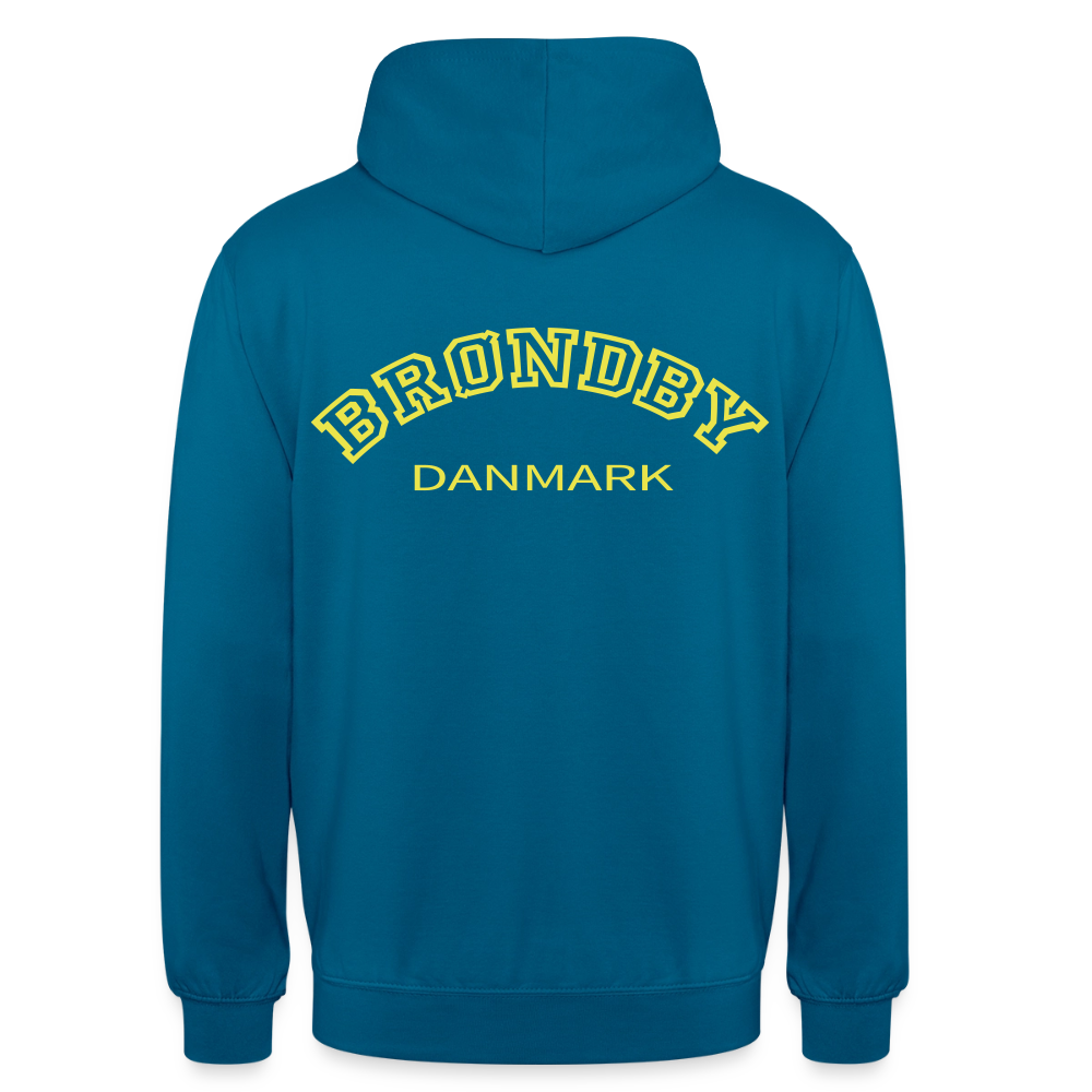 Hættetrøje unisex - Brøndby - dybt havblå 