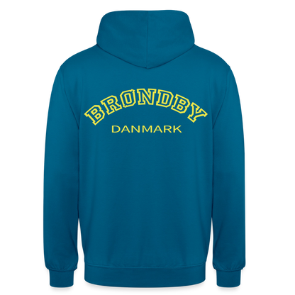 Hættetrøje unisex - Brøndby - dybt havblå 