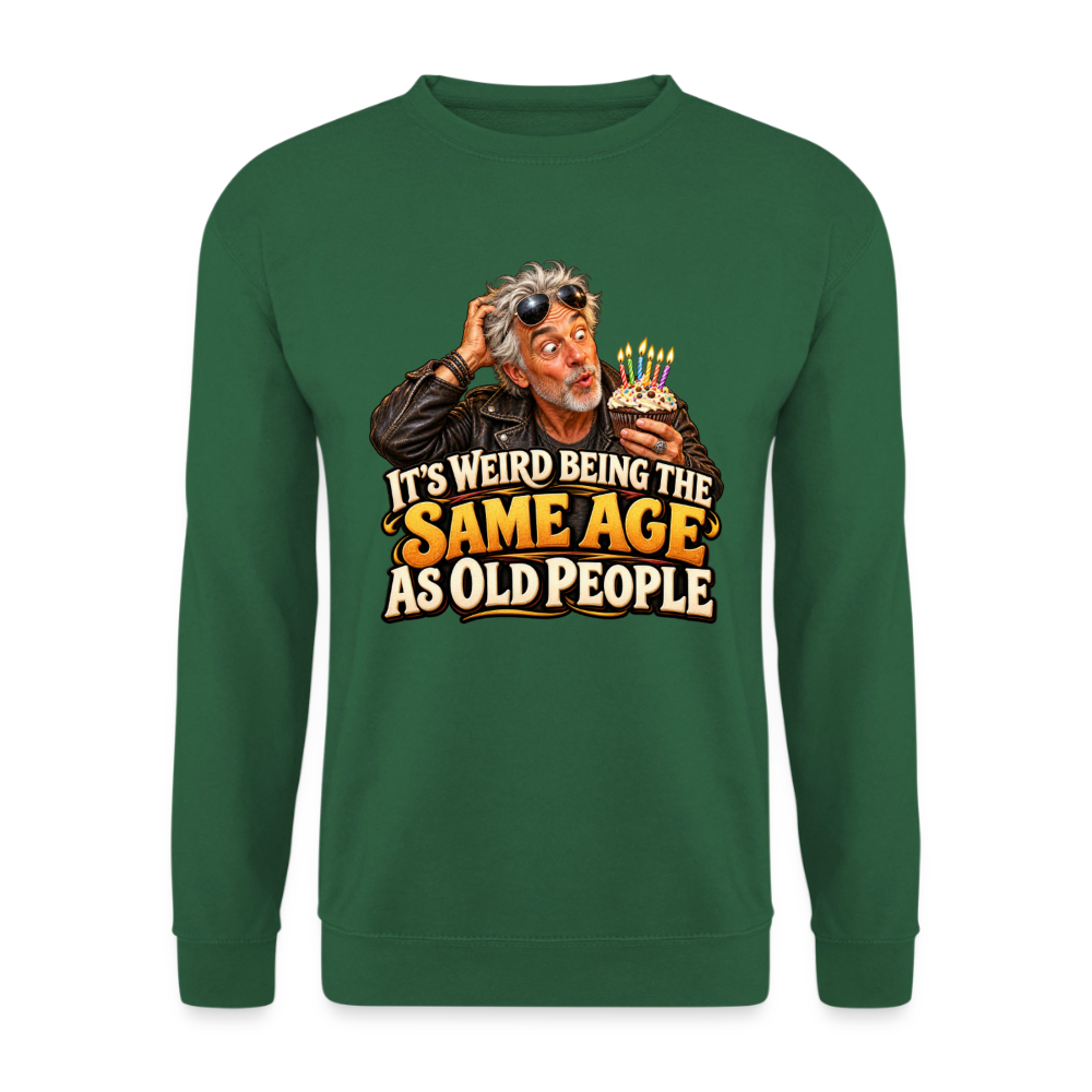 CityShirts - Sweatshirt - Same age as old people - CS018 - grøn