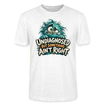 CityShirts - T-shirt - Undiagnosed – But something ain’t right - CS005 - hvid