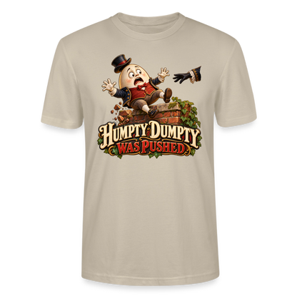 CityShirts - T-shirt - Humpty Dumpty was pushed - CS016 - beige