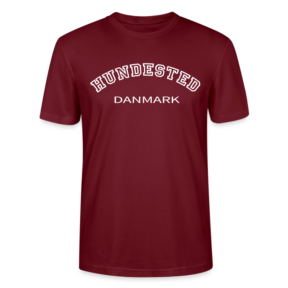 CityShirt - T-shirt - Hundested - burgunder-rød