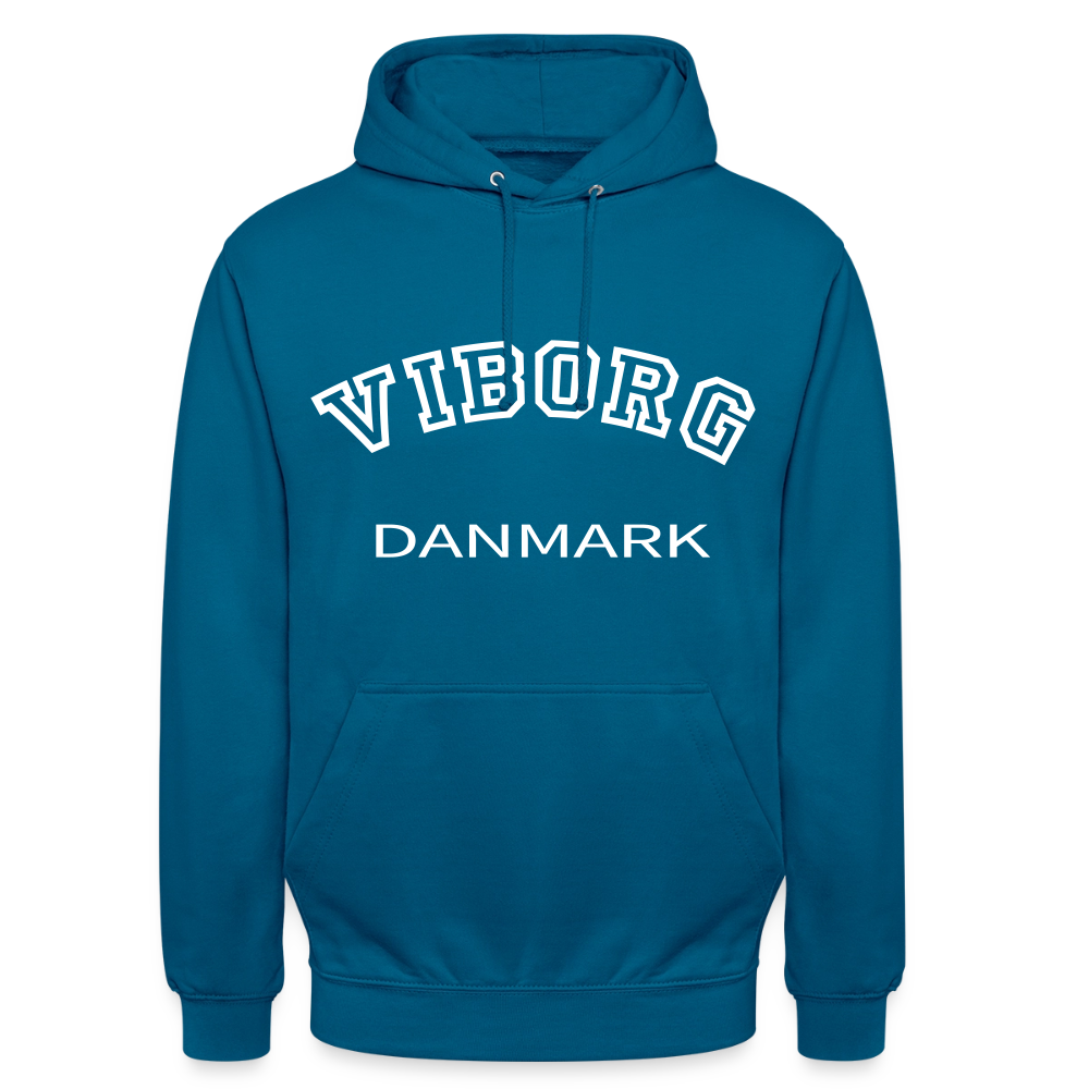CityShirt - Hoodie - Viborg - dybt havblå 
