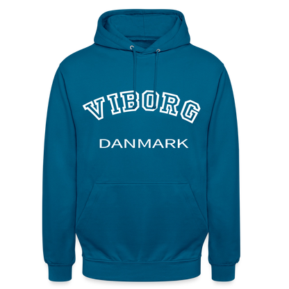 CityShirt - Hoodie - Viborg - dybt havblå 