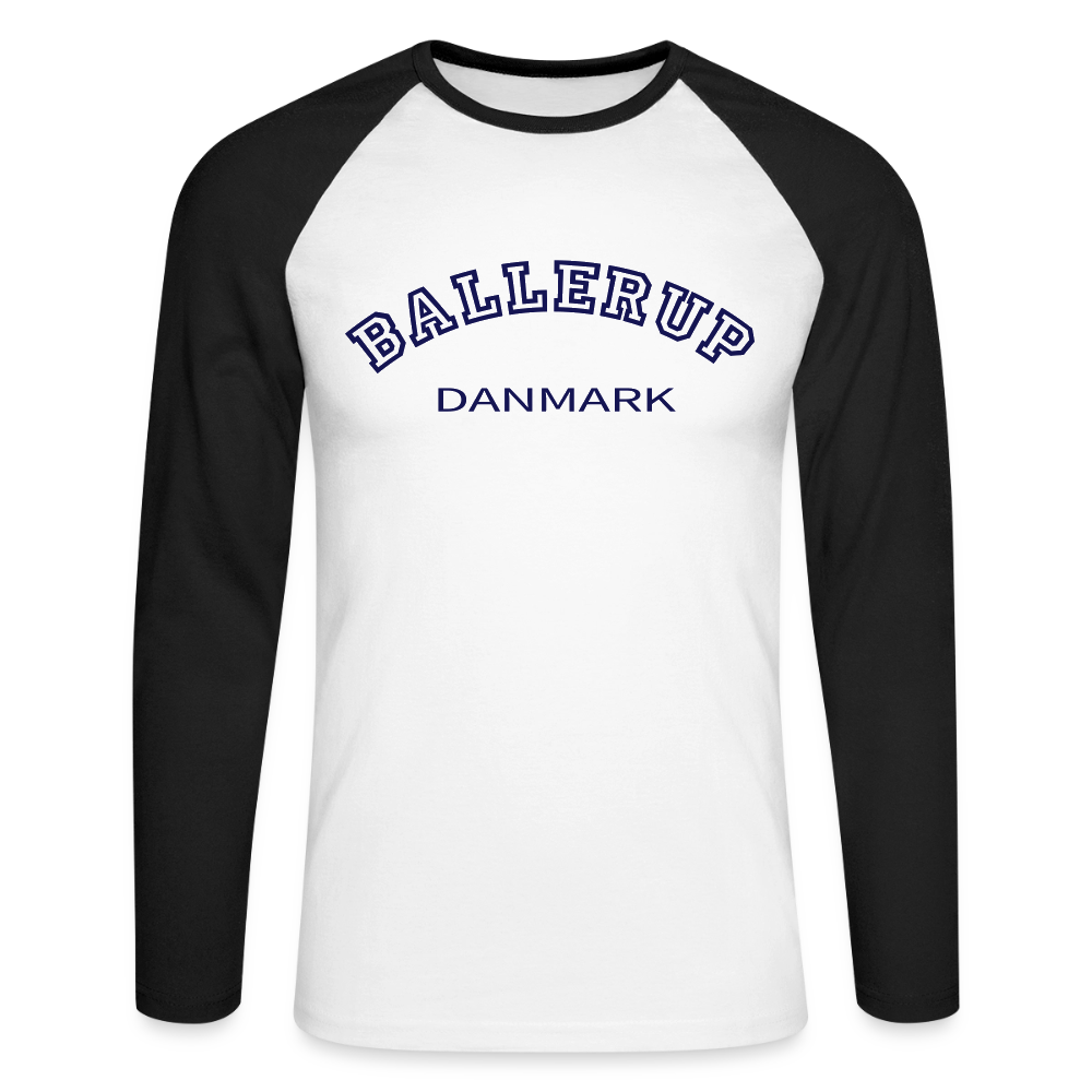 CityShirt - Baseball T-Shirt - Ballerup - hvid/sort