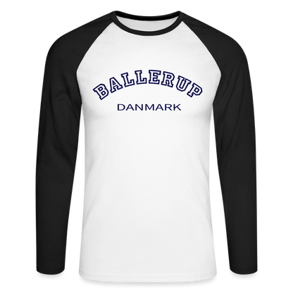 CityShirt - Baseball T-Shirt - Ballerup - hvid/sort