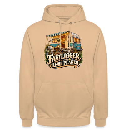 CityShirts - Hoodie - Fastligger. Løse planer. - CS031 - fersken