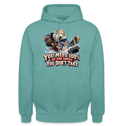 CityShirts - Hoodie - Take the shot - CS001 - pastelturkis