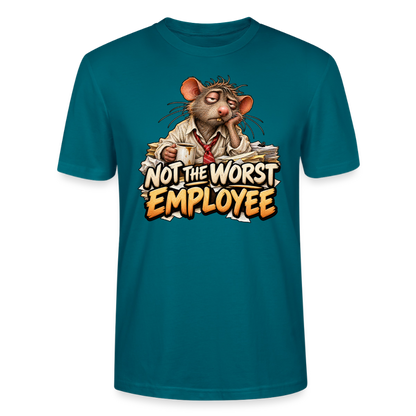 CityShirts - T-shirt - Not the worst employee - CS020 - havblå