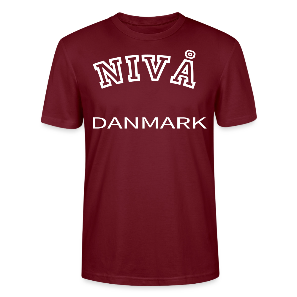 CityShirt - T-shirt - Nivå - burgunder-rød