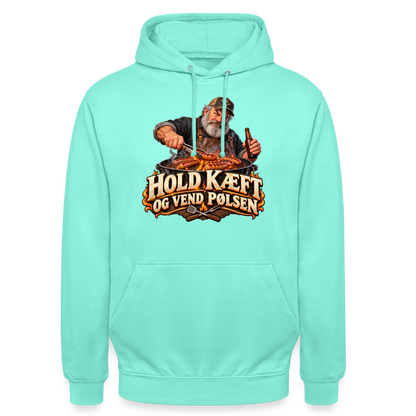 CityShirts - Hoodie - Hold kæft og vend pølsen - CS045 - mint