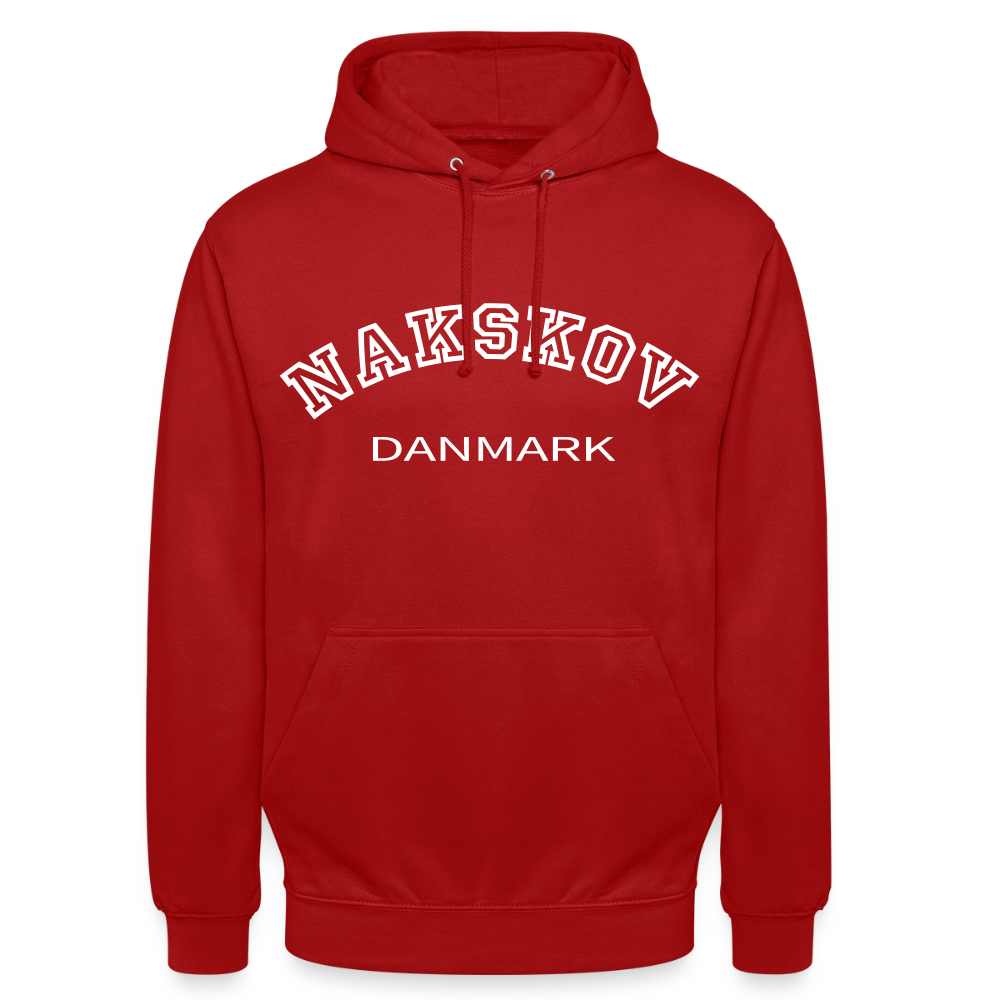 CityShirt - Hoodie - Nakskov - rød