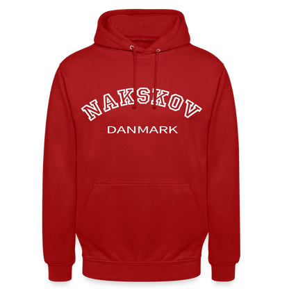 CityShirt - Hoodie - Nakskov - rød