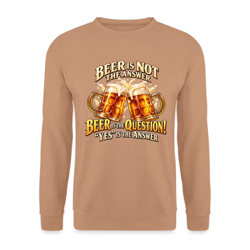 CityShirts - Sweatshirt - Beer - CS024 - mokka