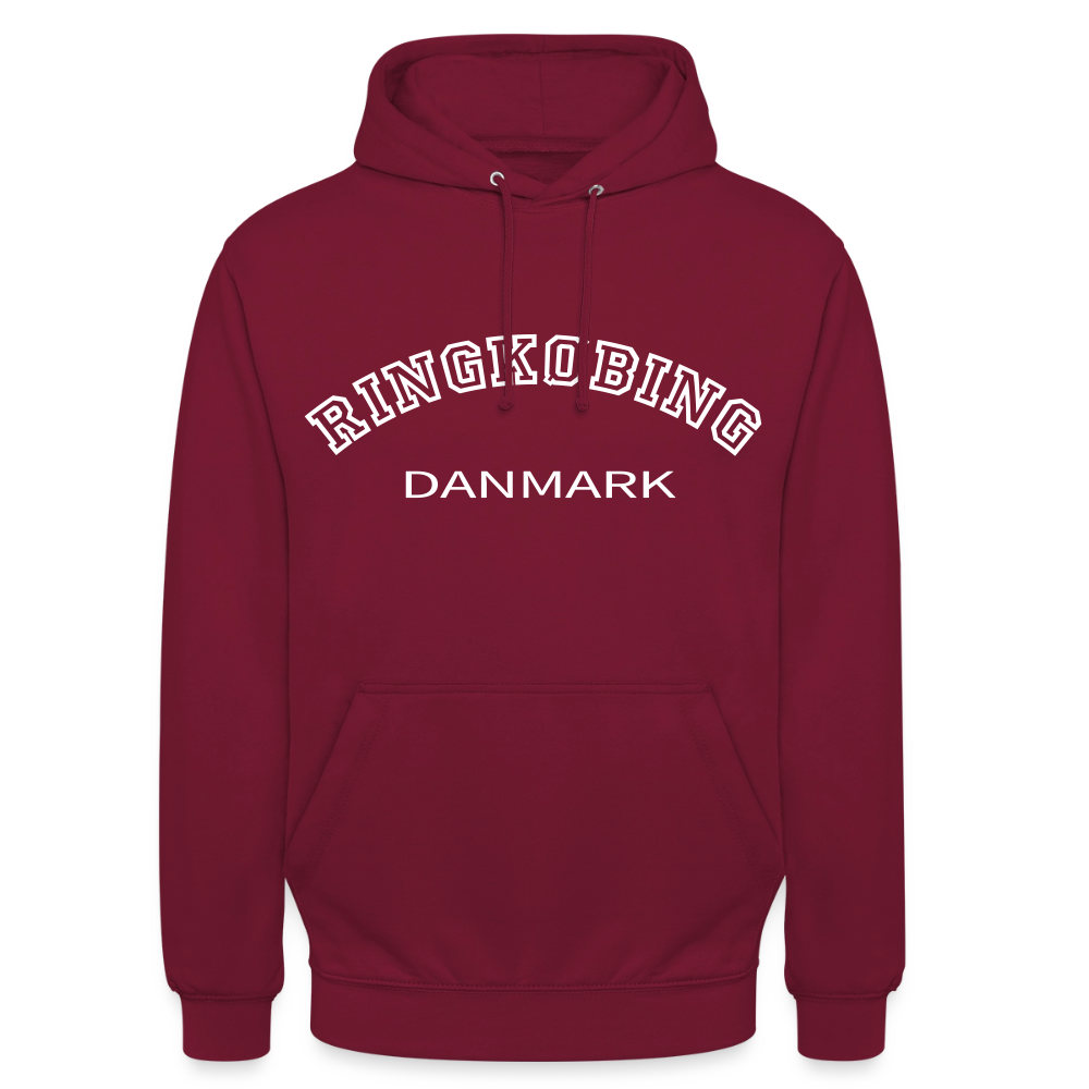 CityShirt - Hoodie - Ringkøbing - bordeaux