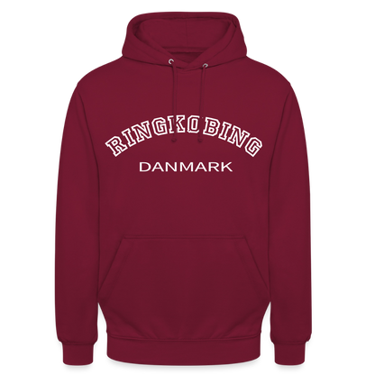 CityShirt - Hoodie - Ringkøbing - bordeaux