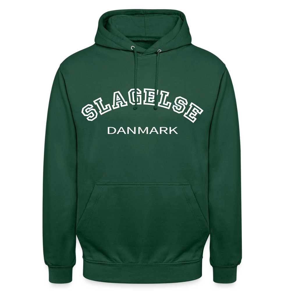 CityShirt - Hoodie - Slagelse - flaskegrøn