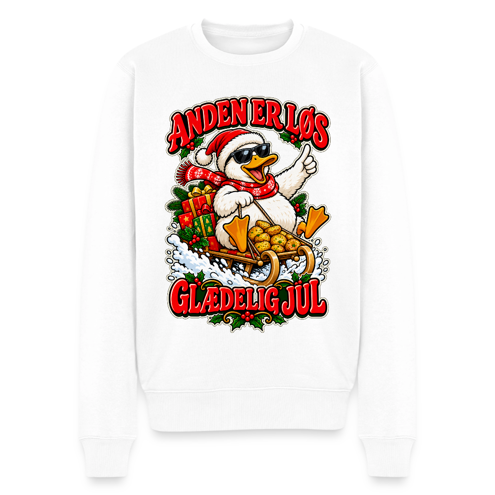 Juleshirt - hvid