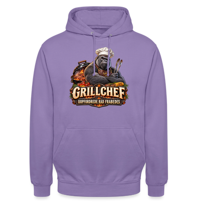 CityShirts - Hoodie - Grillchef – Uopfordrede råd frabedes - CS047 - lavendel