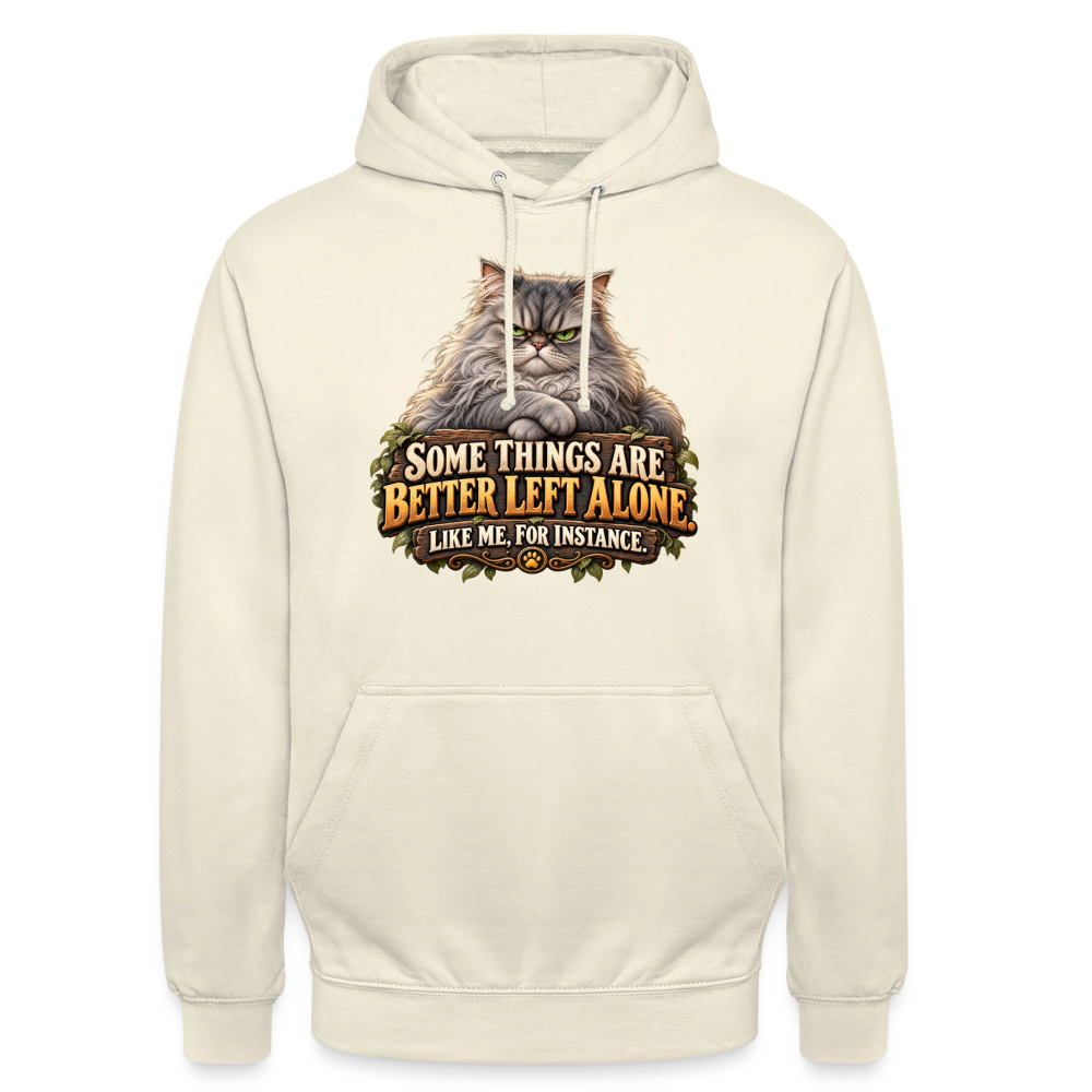 CityShirts - Hoodie - Better left alone – Like me, for instance - CS015 - vaniljemilkshake