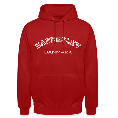 CityShirt - Hoodie - Haderslev - rød