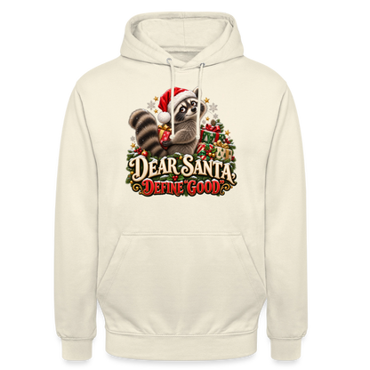 CityShirts - Hoodie - Dear Santa, define good – julevaskebjørn - CS028 - vaniljemilkshake
