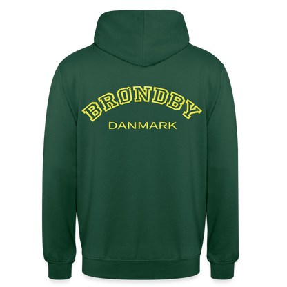 Hættetrøje unisex - Brøndby - flaskegrøn