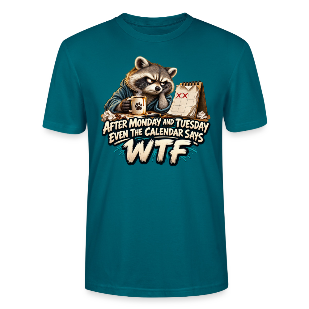CityShirts - T-shirt - Even the calendar says WTF - CS014 - havblå
