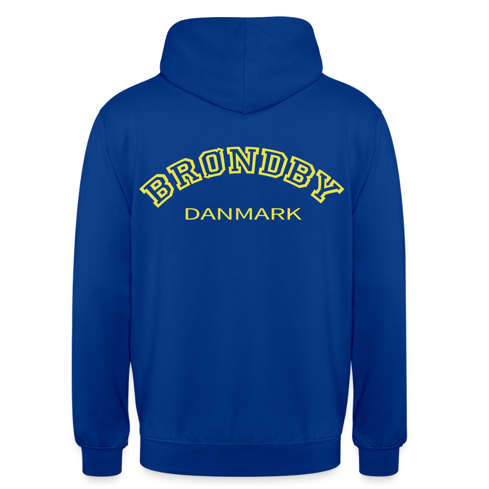 Hættetrøje unisex - Brøndby - kongeblå
