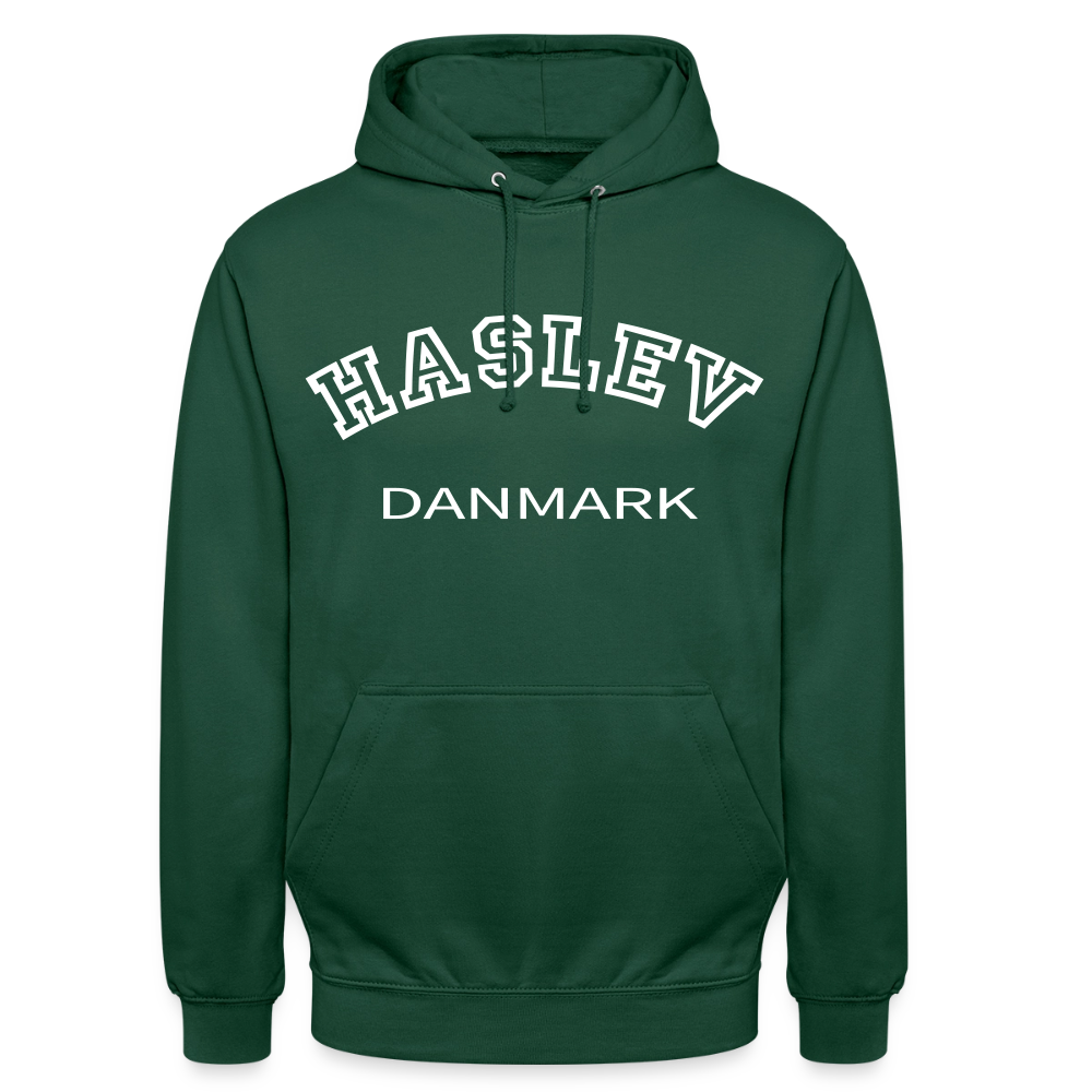 CityShirt - Hoodie - Haslev - flaskegrøn