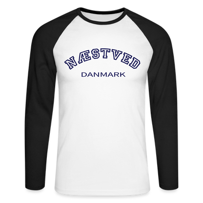 CityShirt - Baseball T-Shirt - Næstved - hvid/sort