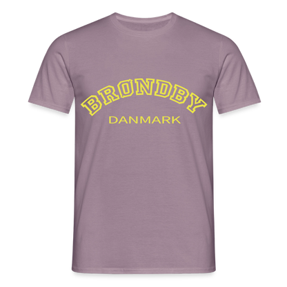 Herre-T-shirt - Brøndby - lillagrå 