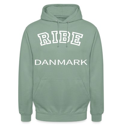 CityShirt - Hoodie - Ribe - grågrøn