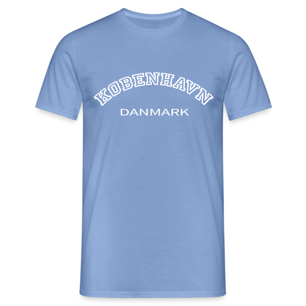 Herre-T-shirt - København - carolina blue