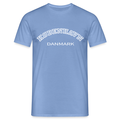 Herre-T-shirt - København - carolina blue